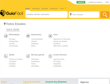 Tablet Screenshot of guiafacil.com